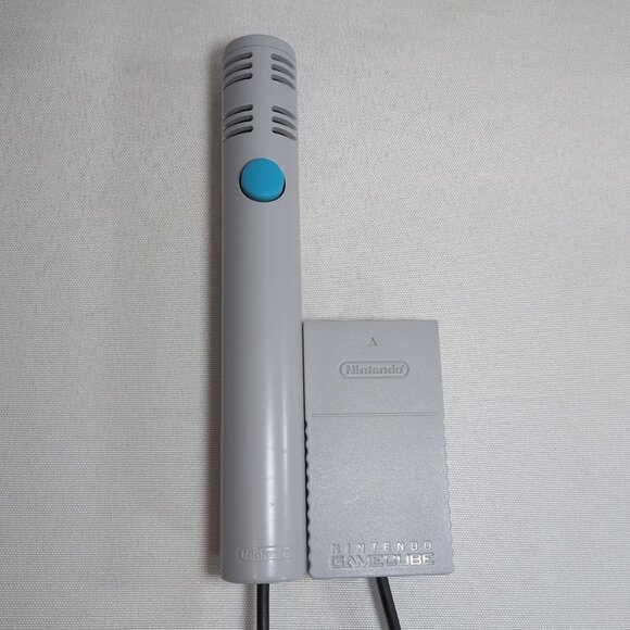 Nintendo Wii & Gamecube Microphone OEM DOL-022 Grey TESTED WORKING - Picture 2 of 14